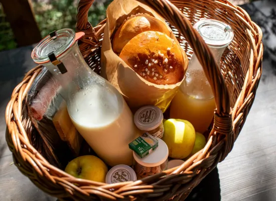 Panier petit-déjeuner pour 2