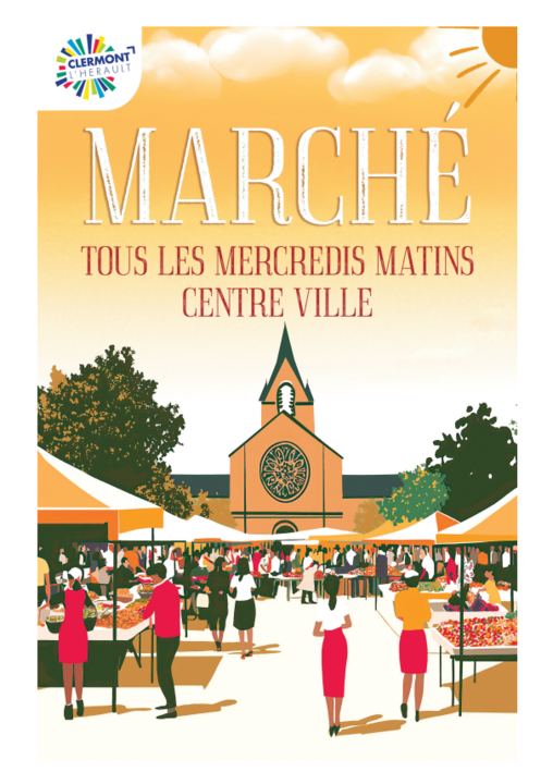 Mercredi - Marché de Clermont l'Hérault