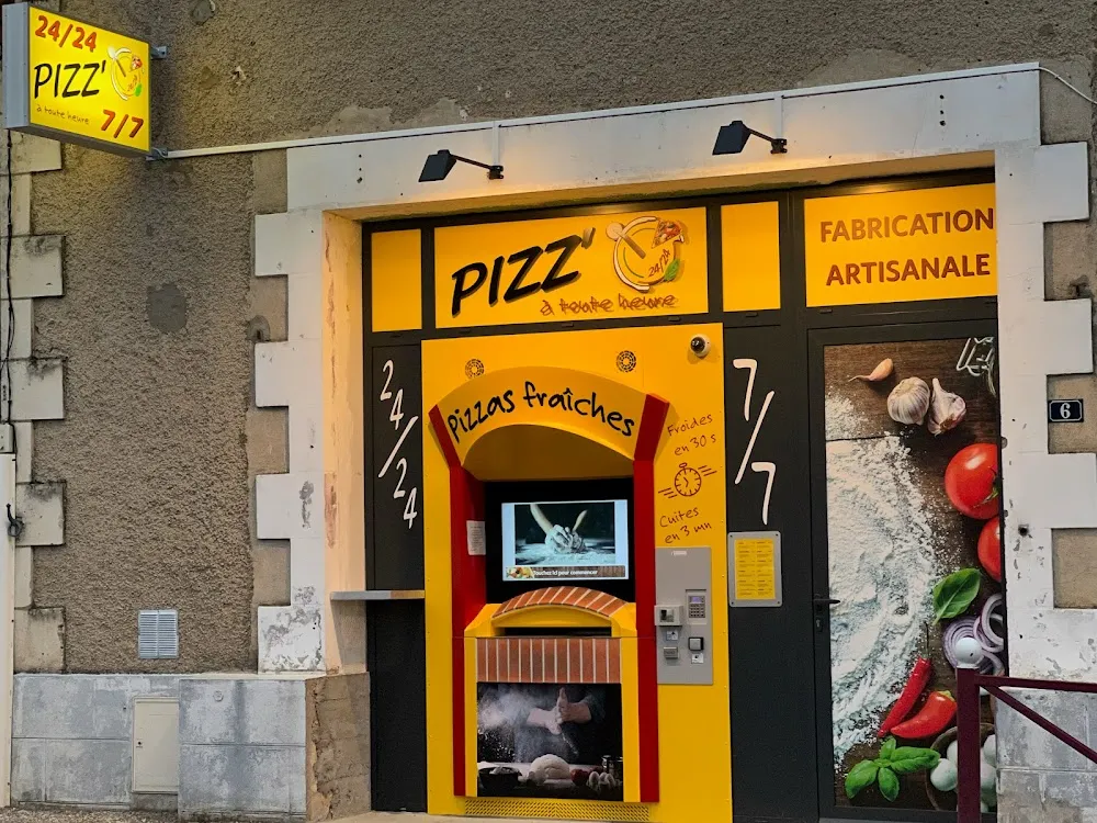 Distributeur à pizzas Iteuil 24/24 et 7/7 Pizz’à toute heure